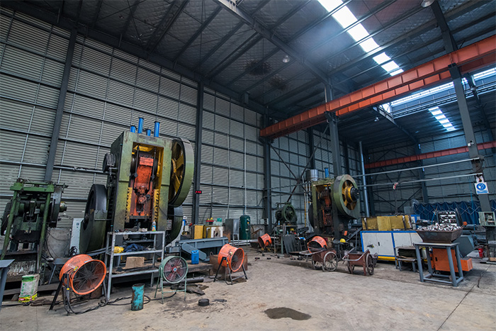 玉门网架配件-锥头加工车间